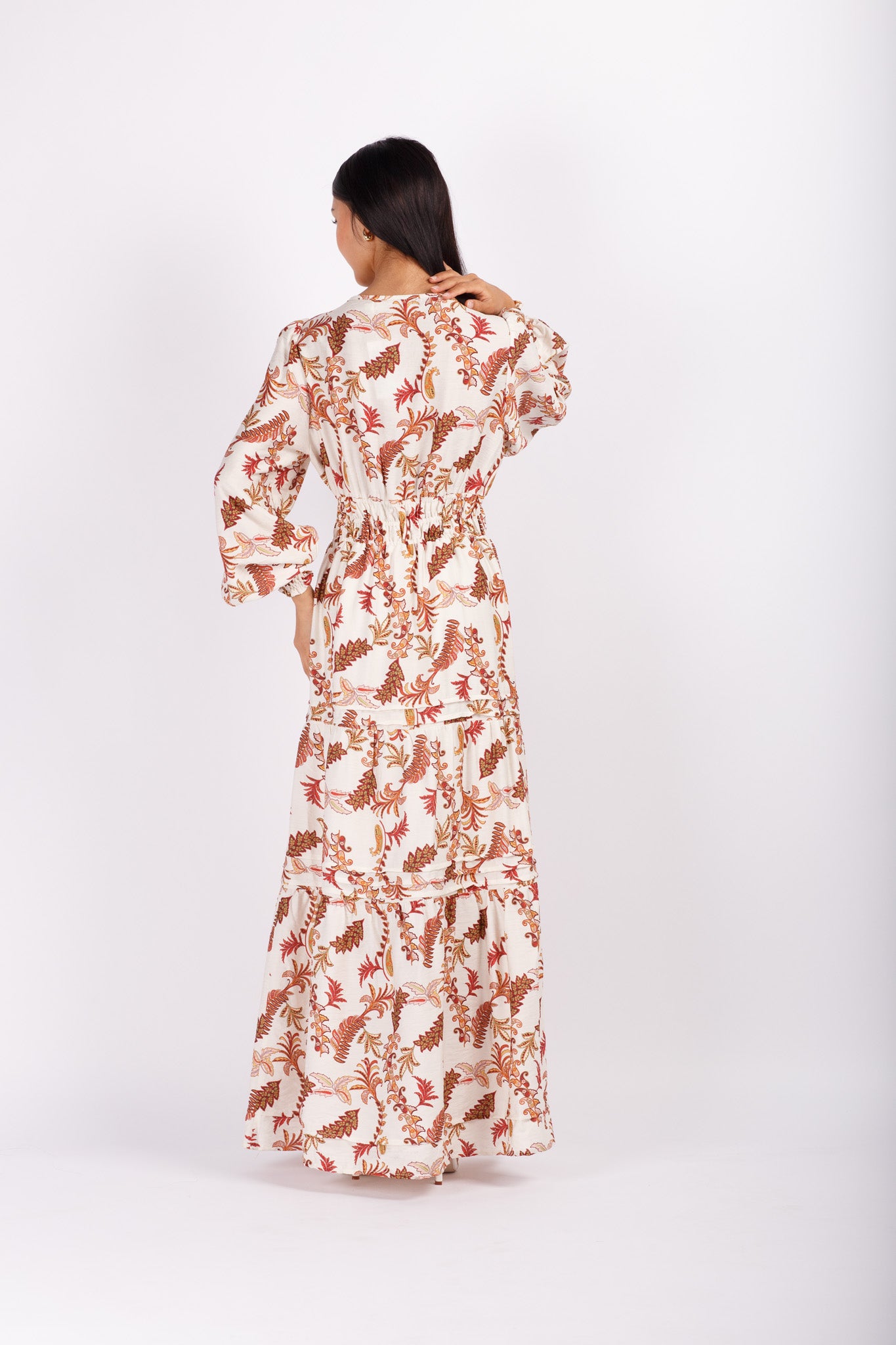 Fern Print Maxi Dress