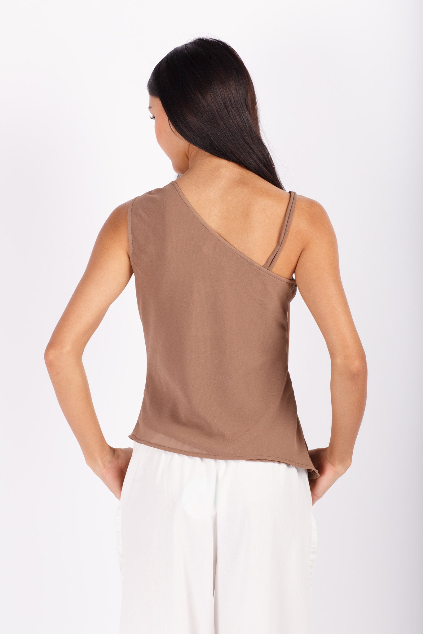 Mocha Chiffon Top