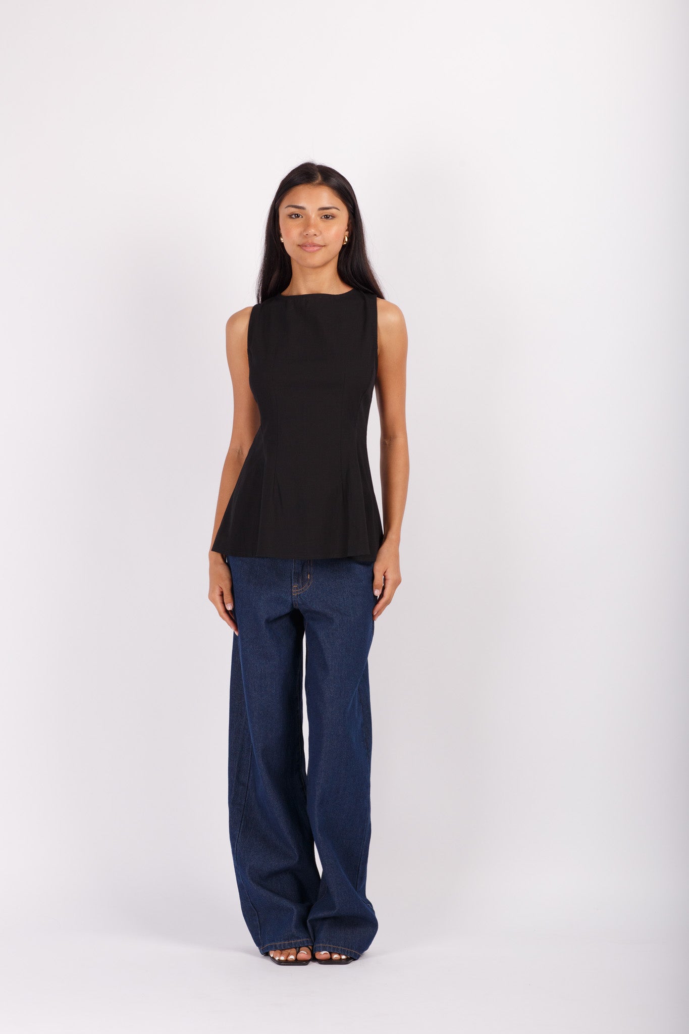 Black Hourglass Top