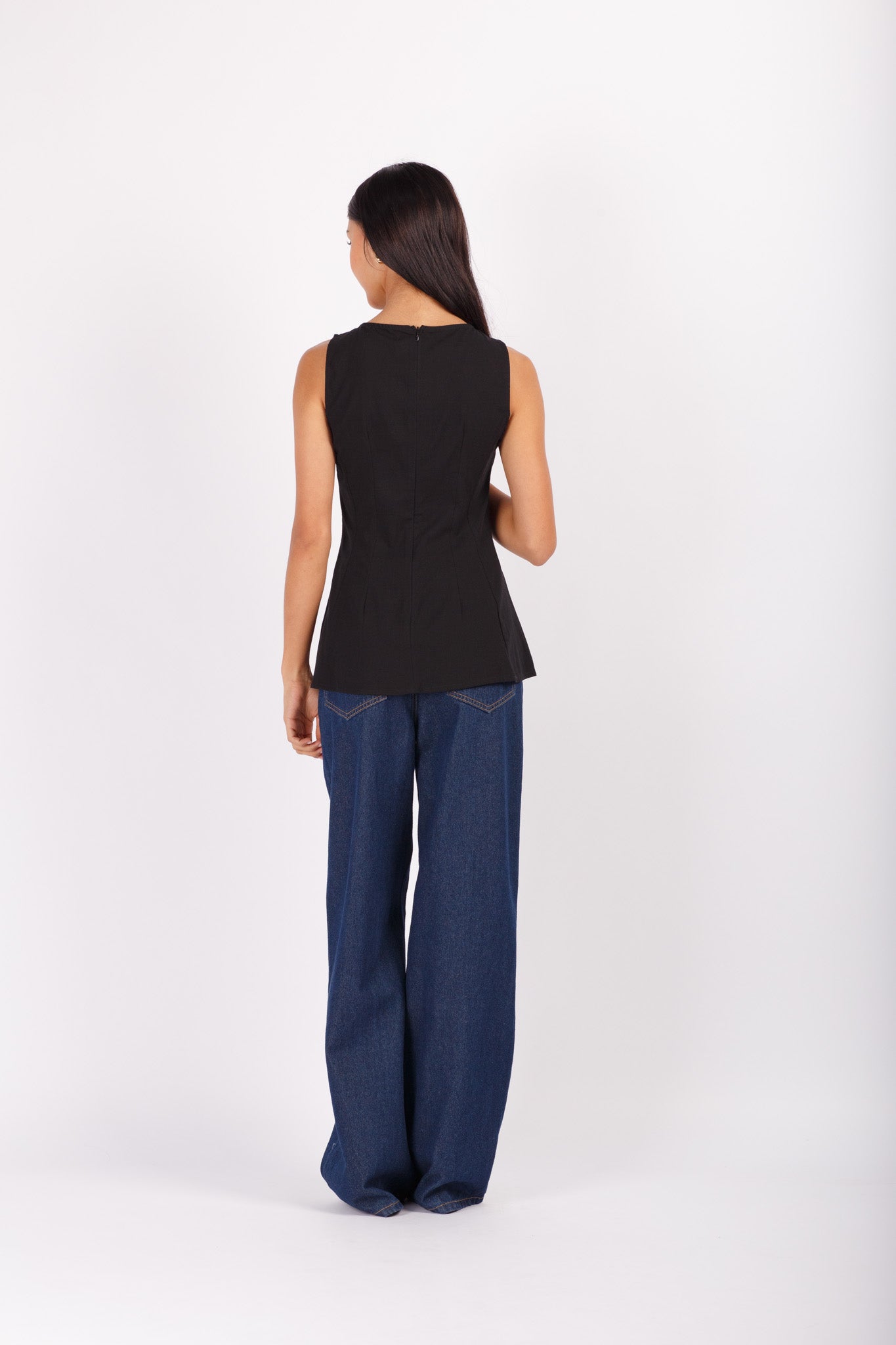 Black Hourglass Top