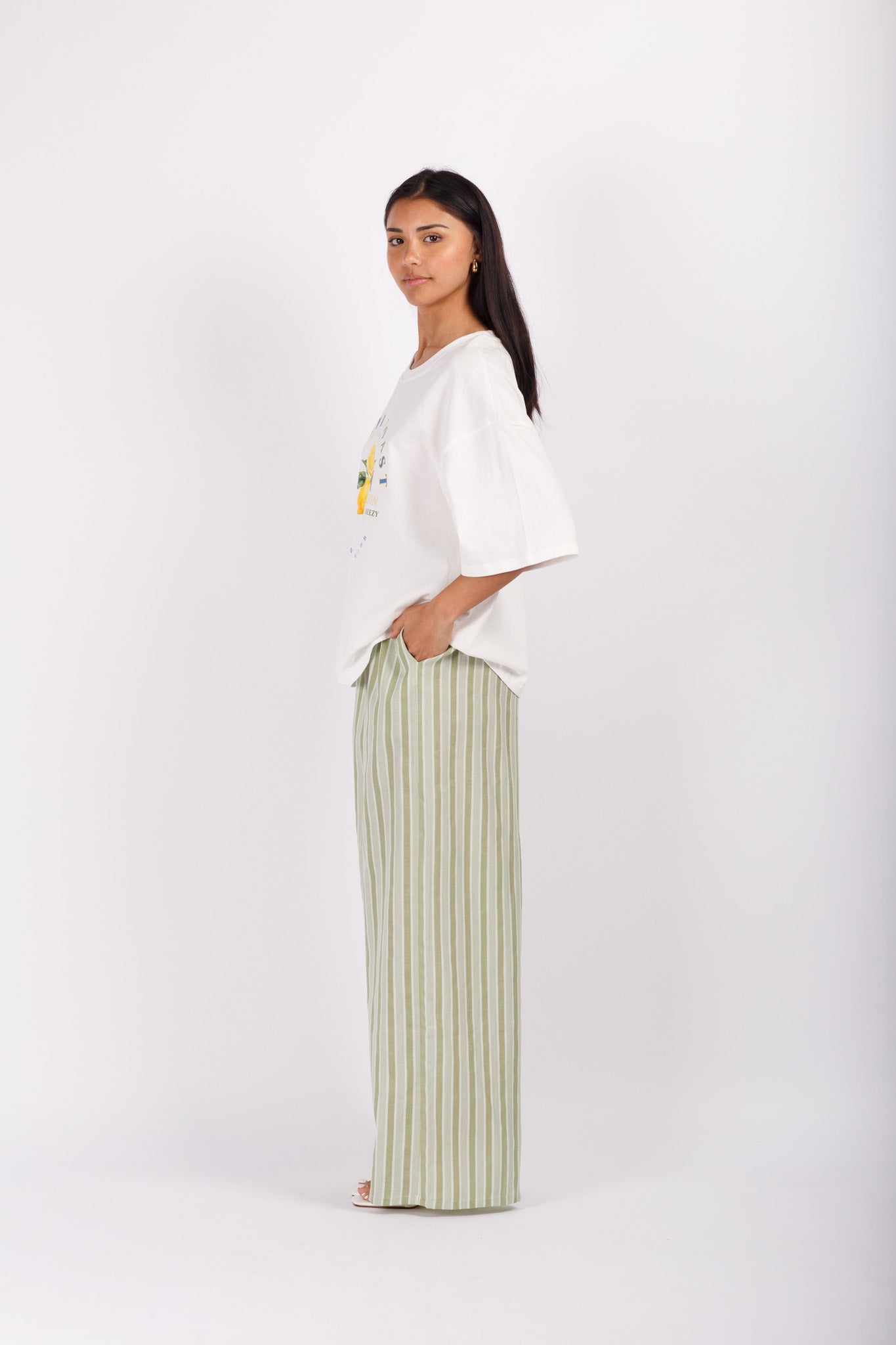 Amalfi Lemon Print Tee
