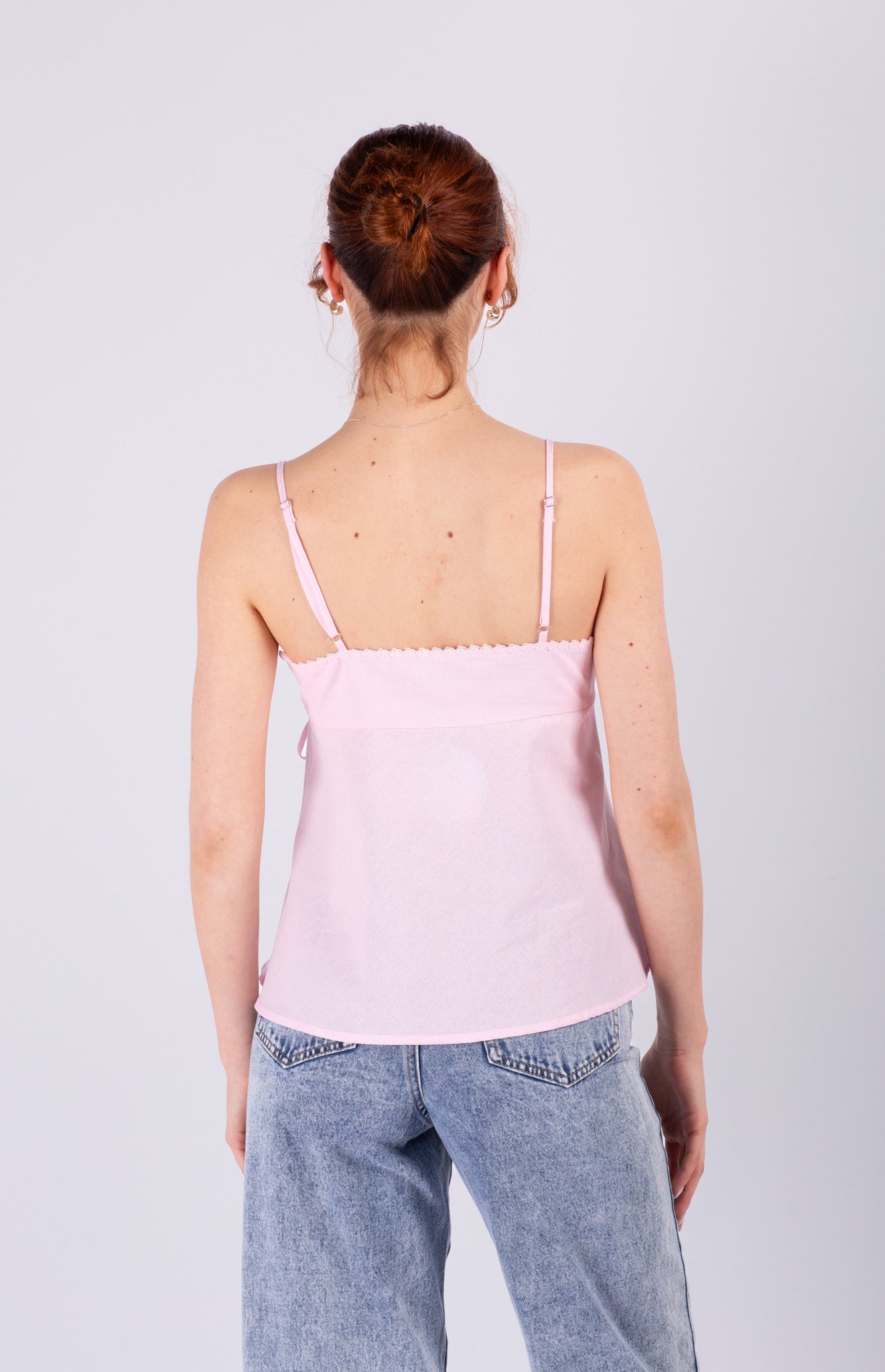 Pink Cross-Over Top