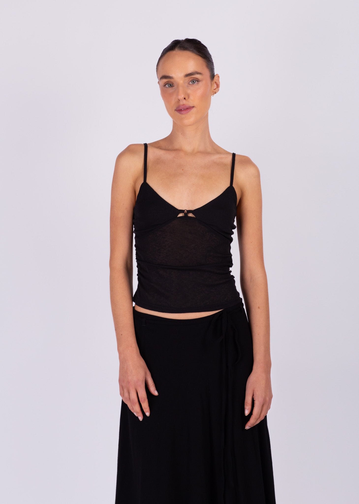 Black Sheer Tank