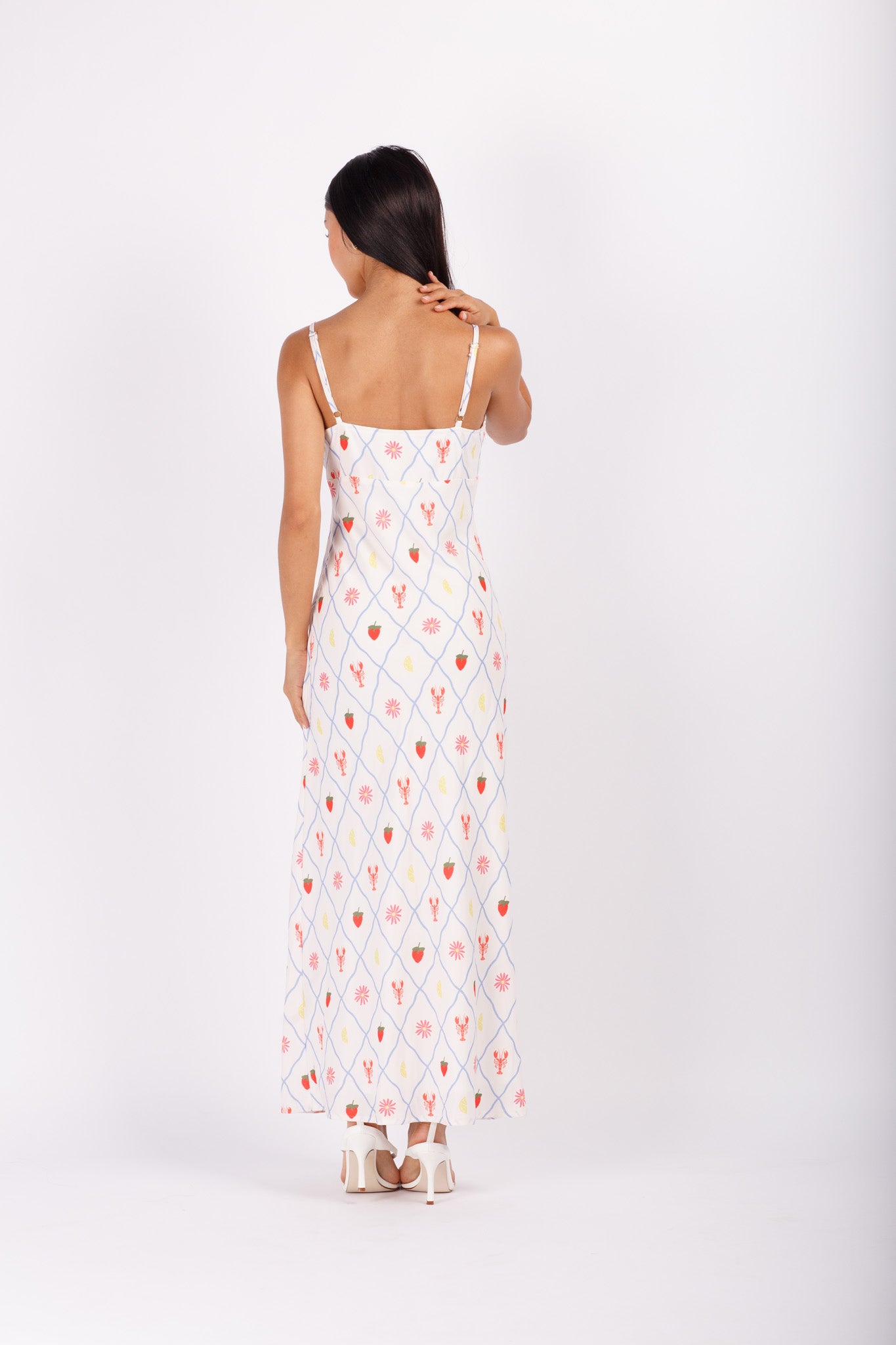 Sea Print Maxi Dress