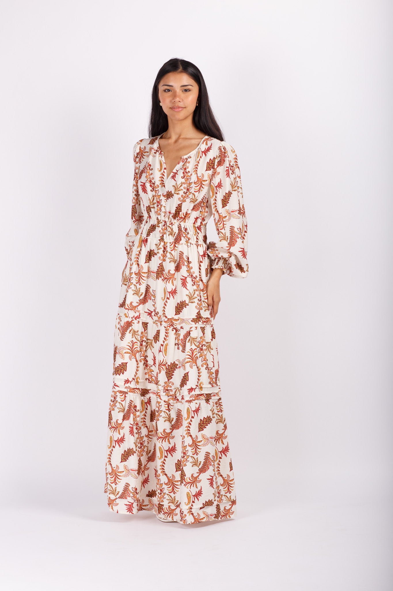 Fern Print Maxi Dress