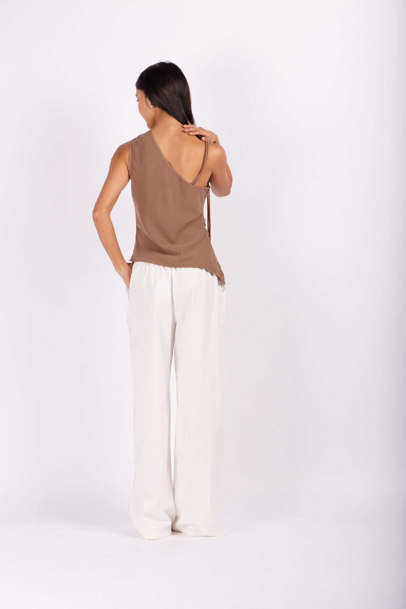 Mocha Chiffon Top