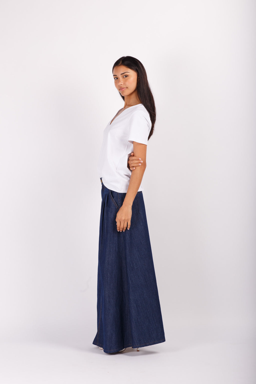 Maxi Denim Skirt