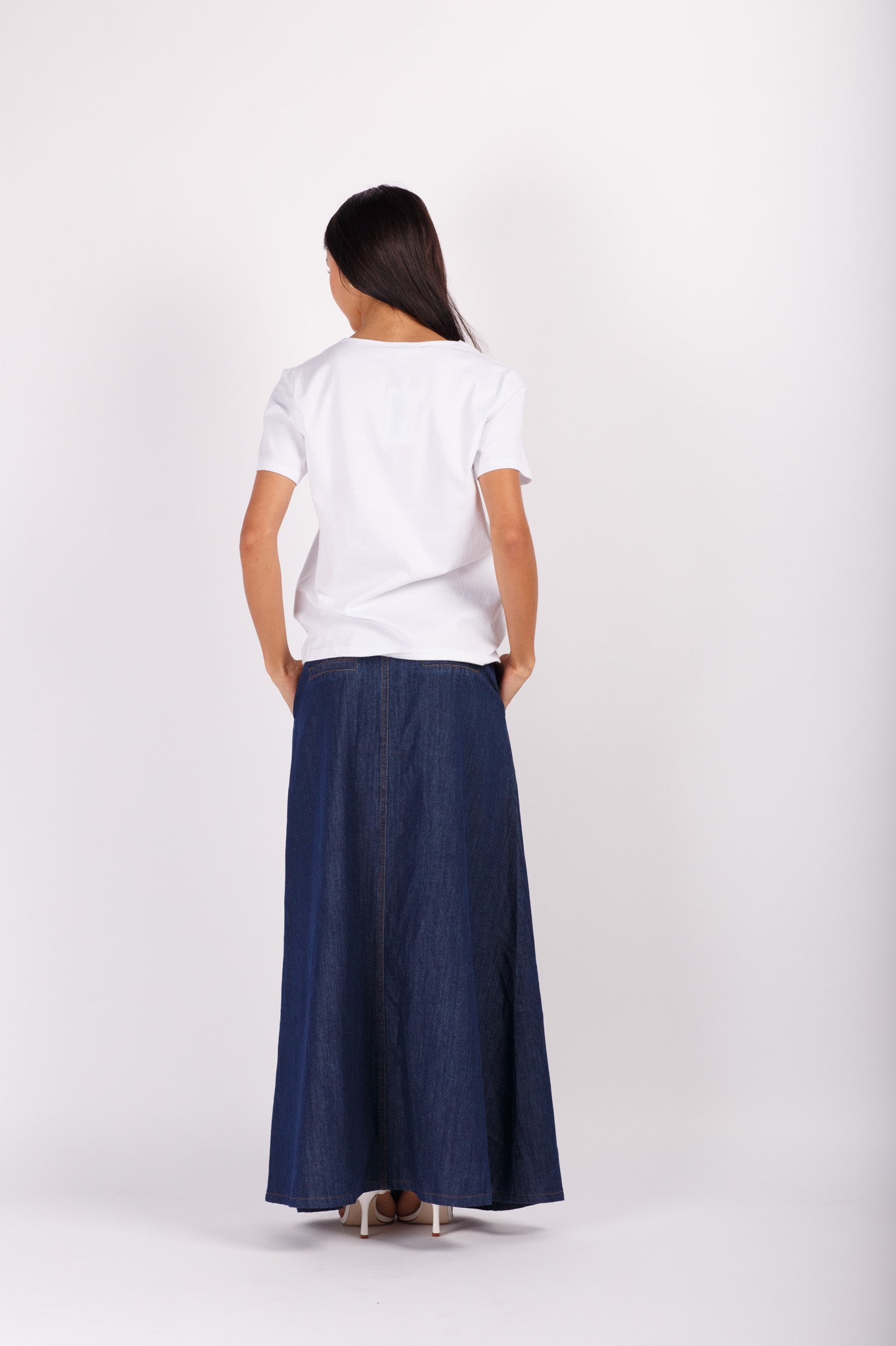 Maxi Denim Skirt