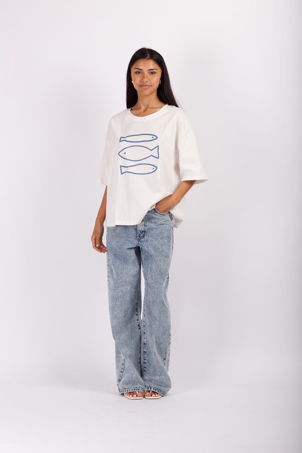 Tripple Fish Print Tee