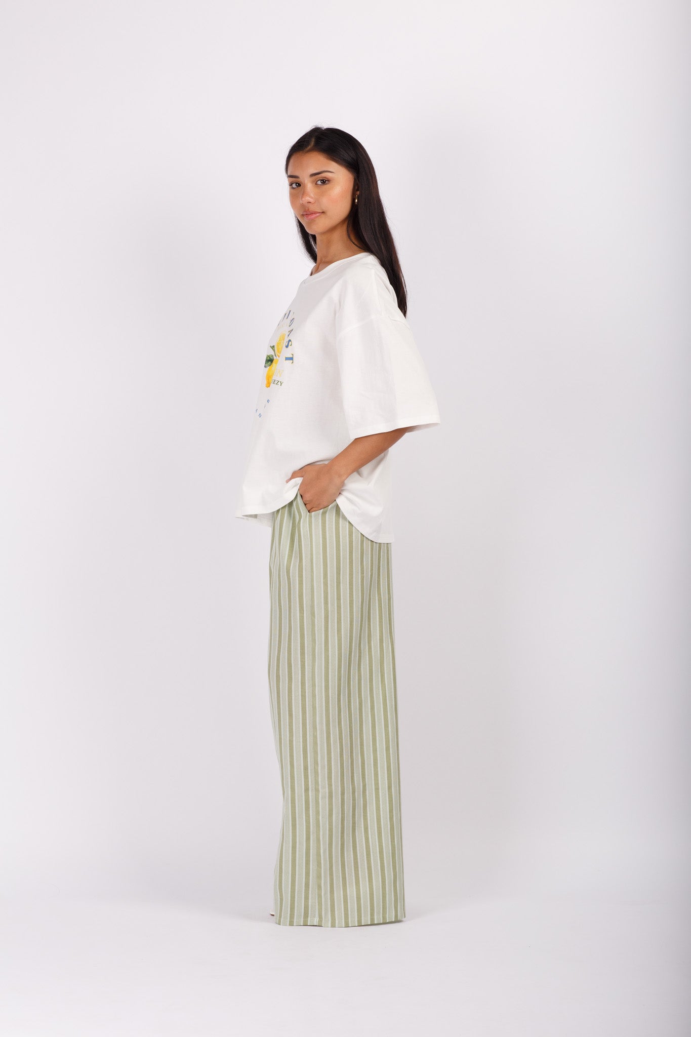 Amalfi Lemon Print Tee